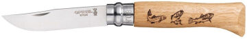 Opinel Inox Meşe İşlemeli 8 No Çakı (001623)