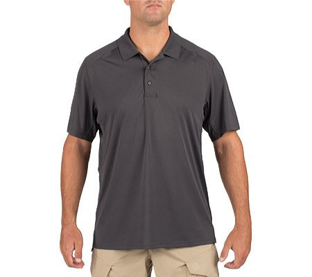 5.11 Charcoal S/S Helios Polo T-Shirt