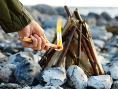 Light My Fire® Tinder-on-a-Rope™ Kolay Tutuşan Doğal Çıra