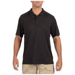 5.11 Charcoal S/S Helios Polo T-Shirt Siyah
