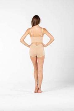 Woolona Dora Ekru Dikişsiz Yün Termal Kadın Boxer