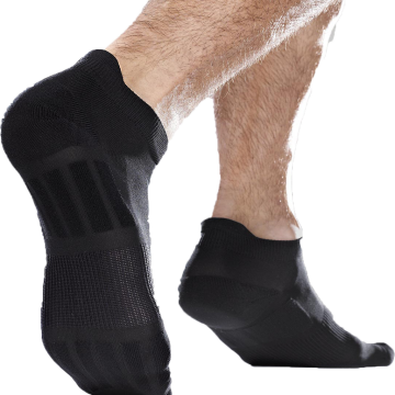 Dry Active Unisex Bay Bayan Siyah Seamless Spor Çorap