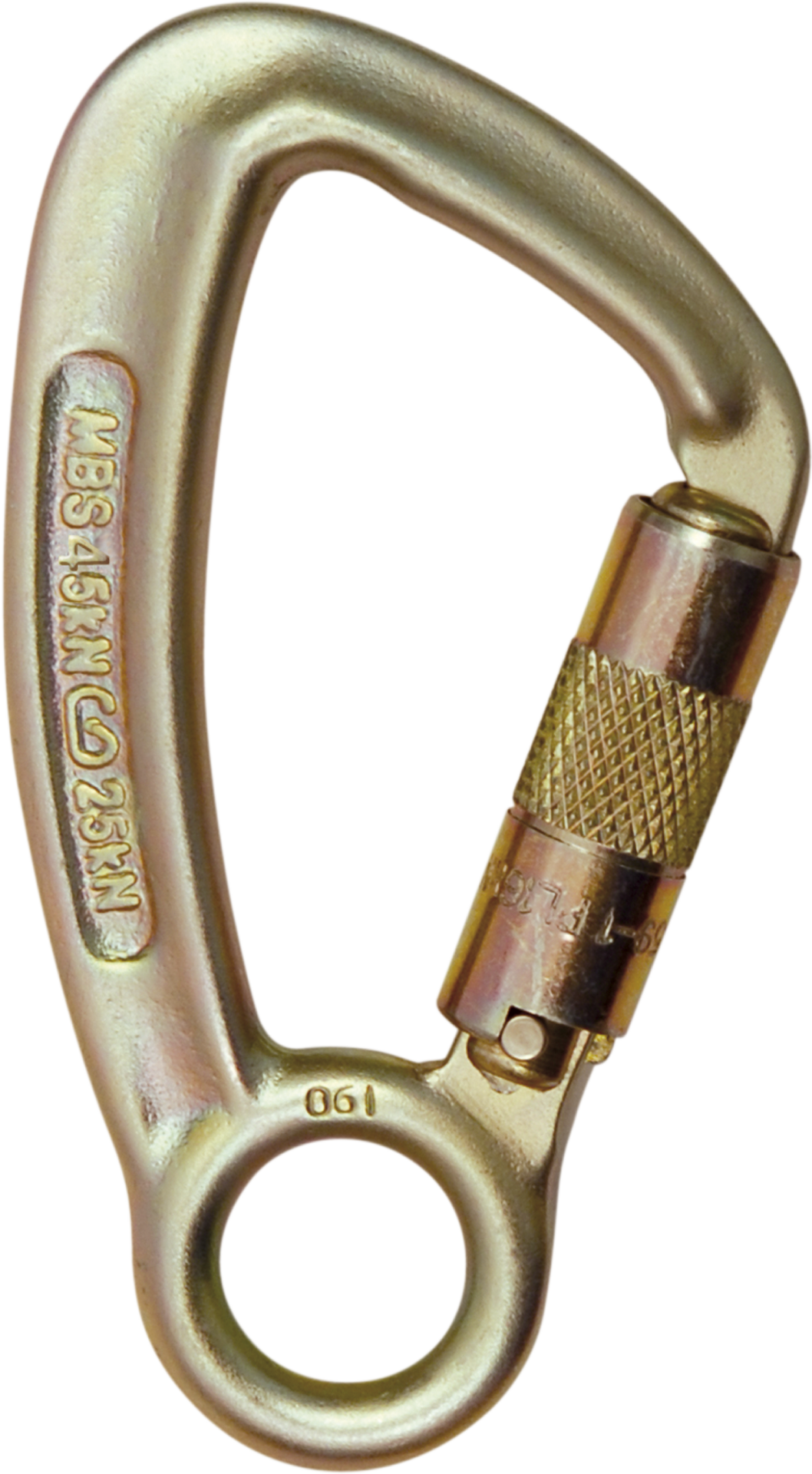 Skylotec Kobra Tw H-103 Sarı Çelik Twistlock Karabina 45 kN