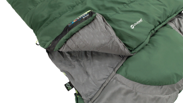 Outwell Contour Lux XL Yazlık & Kışlık Taraflı -16°C Uyku Tulumu Yeşil
