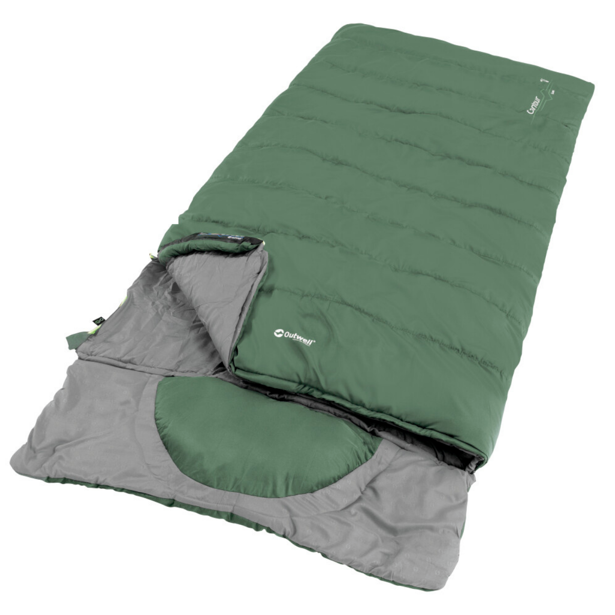 Outwell Contour Lux XL Yazlık & Kışlık Taraflı -16°C Uyku Tulumu Yeşil