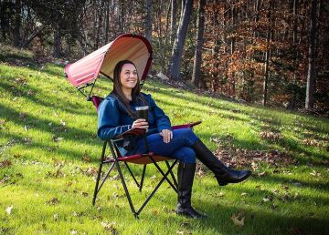 Gci Outdoor SunShade Comfort Pro Chair™  Güneşlikli Katlanır Plaj Sandalyesi