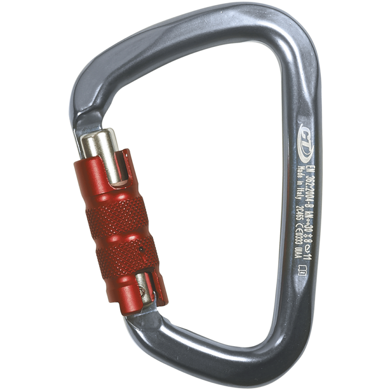 Skylotec Large Sg H-543-900-SG Siyah Alüminyum Screwgate Hms Karabina 30 kN