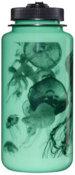 Nalgene 32oz WM Glow w/Black Jellyfish Suluk