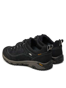 Lomer Italy Sella II MTX Waterproof Vibram Süet Deri Erkek Ayakkabı OffBlack Siyah