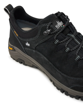Lomer Italy Sella II MTX Waterproof Vibram Süet Deri Erkek Ayakkabı OffBlack Siyah