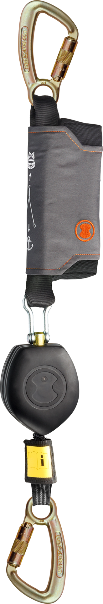 Skylotec Peanut I Kobra Tri Karabinalı 180 cm Platform Tipi Kendinden Geri Sarmalı Şok Emicili Düşüş Durdurucu EN 360