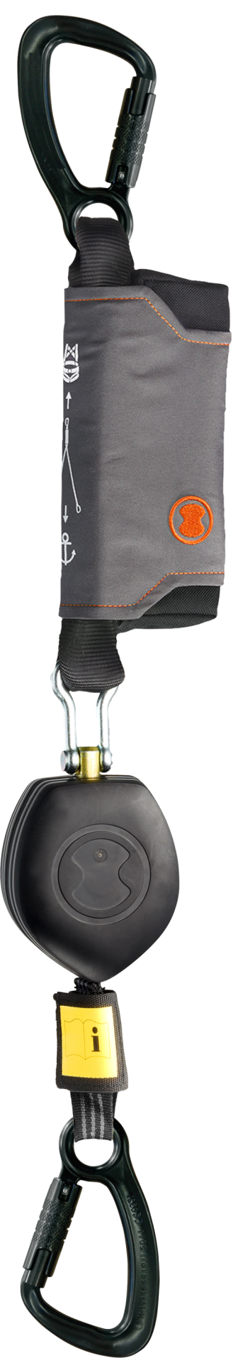 Skylotec Peanut I Stak Tri Karabinalı 180 cm Platform Tipi Kendinden Geri Sarmalı Şok Emicili Düşüş Durdurucu EN 360