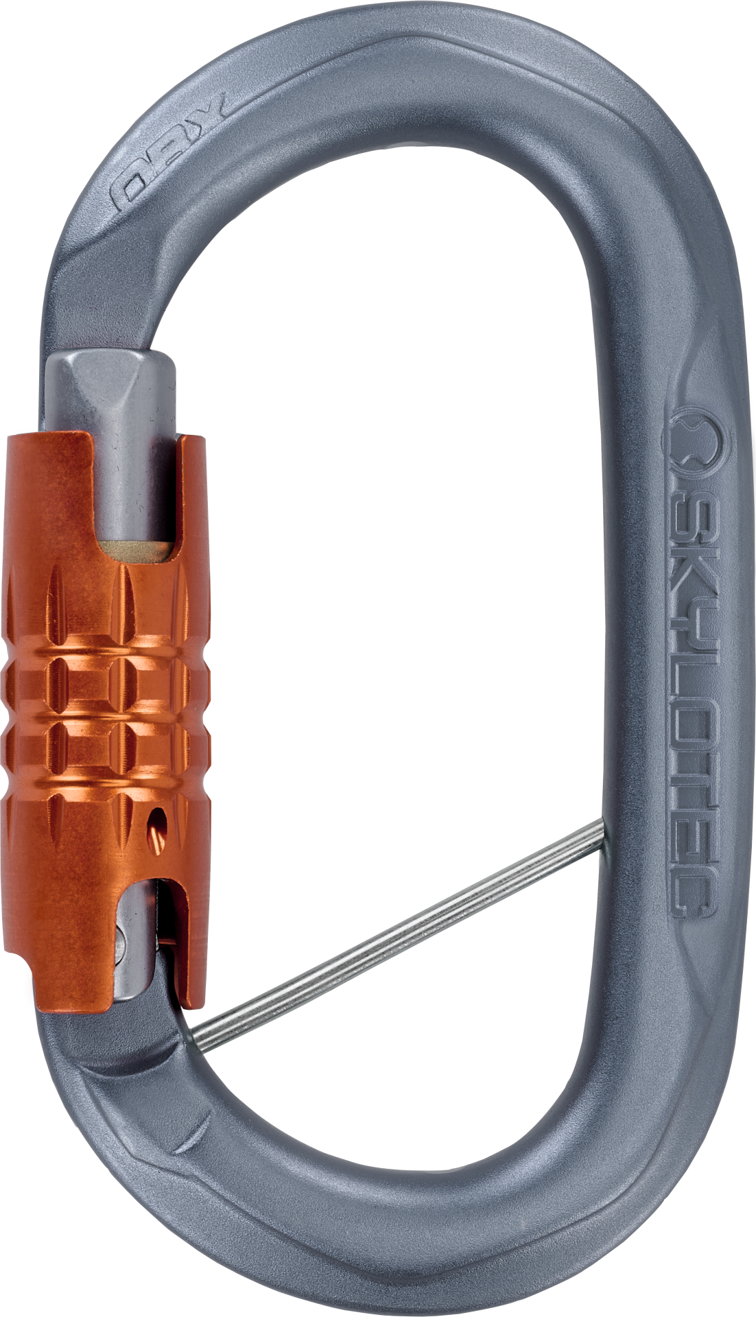 Skylotec Obx Tgb H-400-TGB Gri Turuncu Alüminyum Trilock Oval Karabina 24 kN