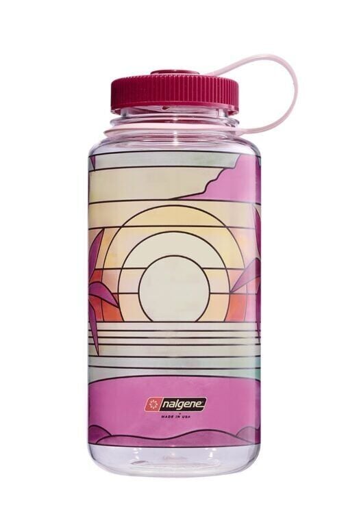 Nalgene 32oz WM Clear Stained Glass Sunset Tritan Suluk