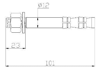 Climbing Technology Bolt Vidası 12mm