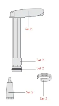Katadyn Hiker Pro Pump Handle Kit Hiker Pro Uyumlu Yedek Pompa Kolu ve Piston Bakım Seti