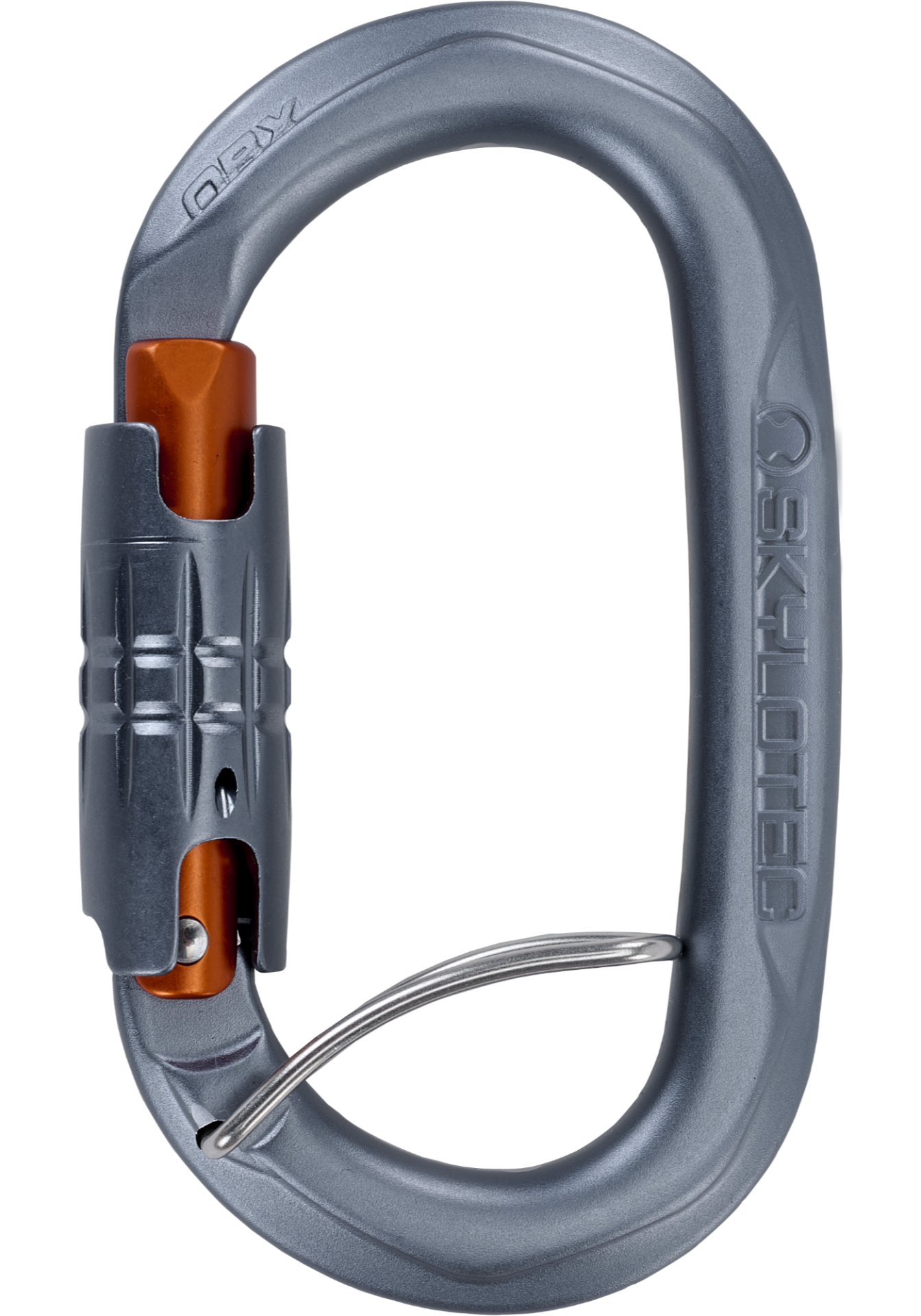 Skylotec Obx Wgl H-400-WGL Gri Turuncu Alüminyum Twistlock Oval Karabina 24 kN