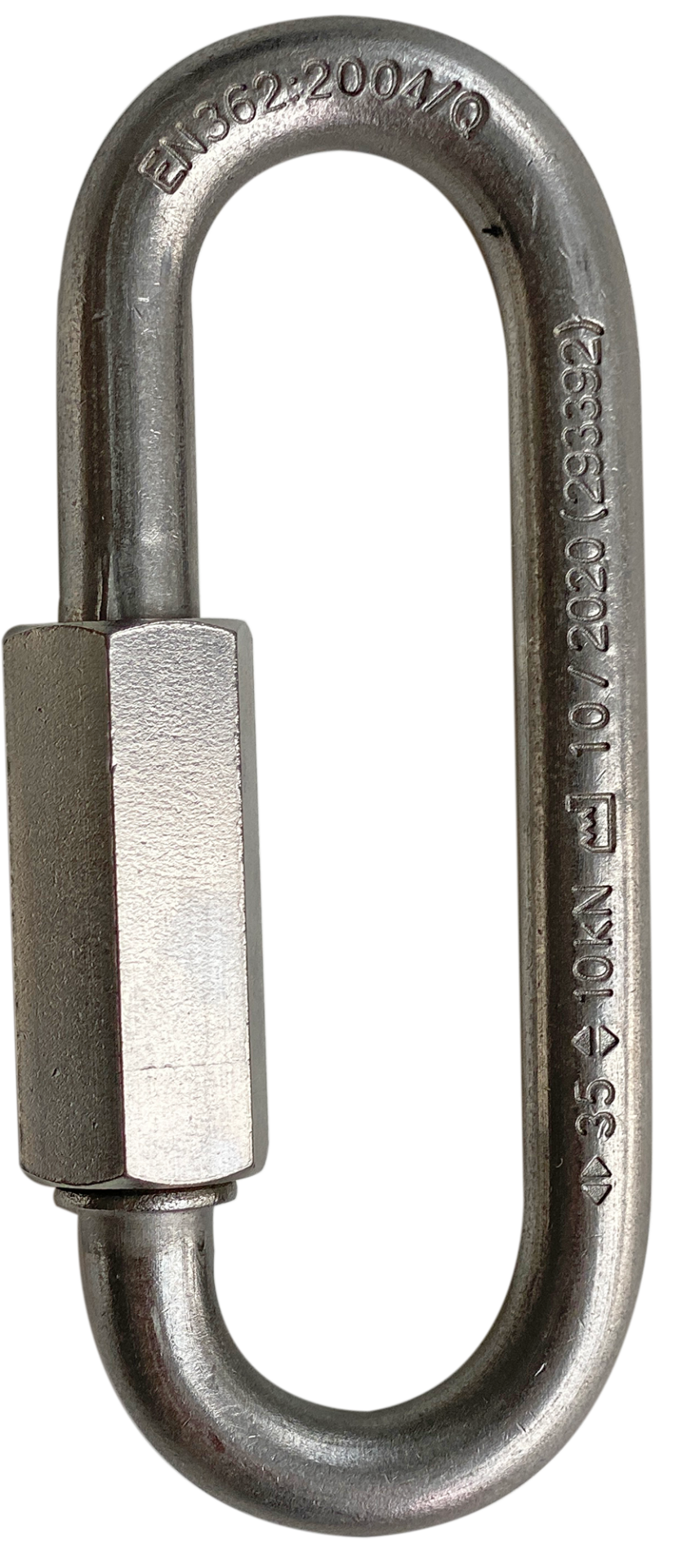 Skylotec Oval Link 8 Va H-048-8-VA Gümüş Paslanmaz Çelik Screwgate Oval Quick Link 35 kN