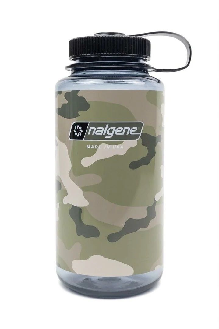 Nalgene 32oz WM Gray w/Black Camo
