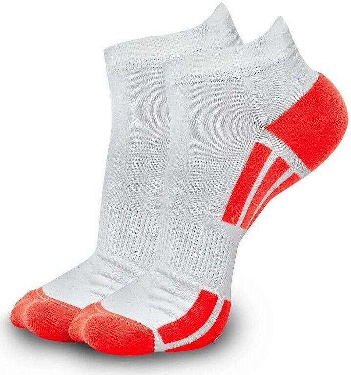 Dry Active Unisex Bay Bayan Beyaz Turuncu Seamless Spor Çorap