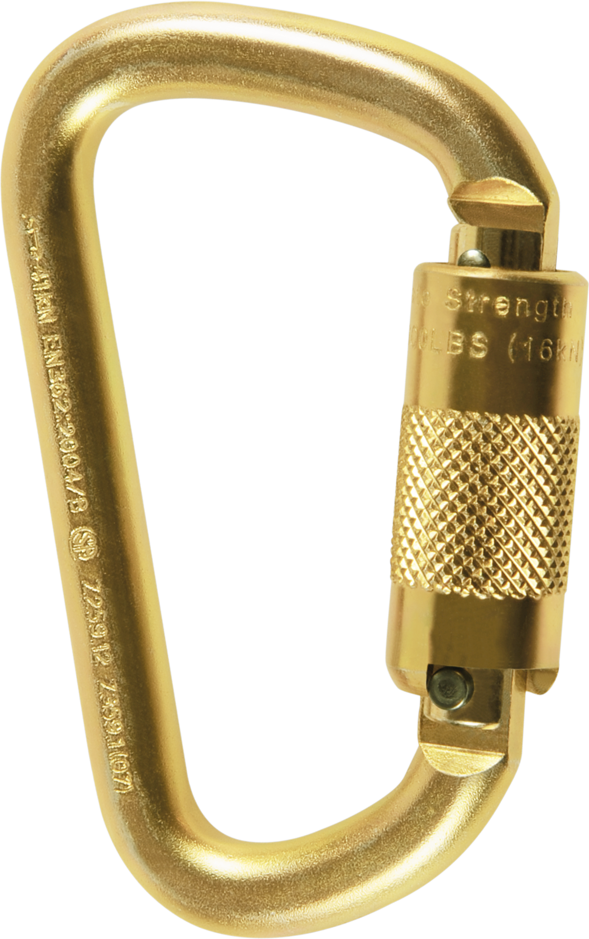 Skylotec Steel D Tw H-129 Sarı Çelik Twistlock D Karabina 41 kN