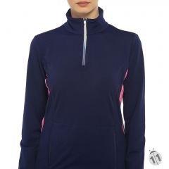 Gore-Tex Bayan Uzun Kollu Navy Blue  ProDryFit Outdoor, Koşu, Fitness Tişört