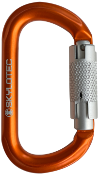 Skylotec Ovaloy Tw H-036 Turuncu Alüminyum Twistlock Oval Karabina 25 kN