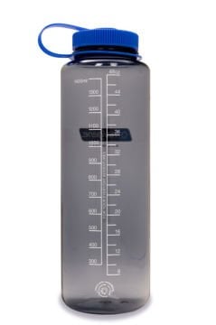 Nalgene 48oz WM Gray / Blue Cap Tritan Suluk