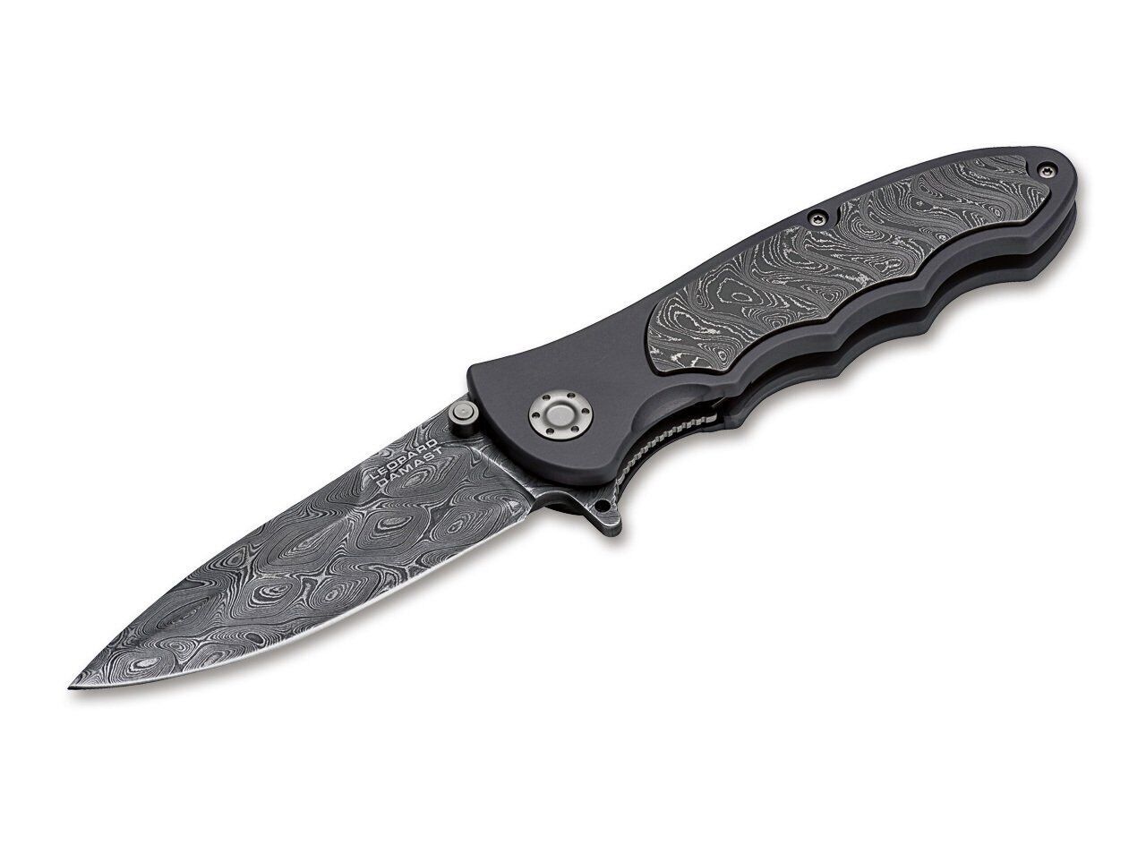 Böker Manufaktur Solingen Leopard-Damascus III Collection Çakı