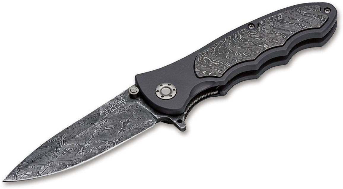 Böker Manufaktur Solingen Leopard-Damascus III Collection Çakı