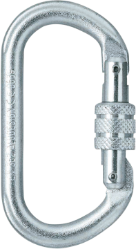 Skylotec Ovalsteel Sc H-037 Gümüş Çelik Screwgate Oval Karabina 25 kN