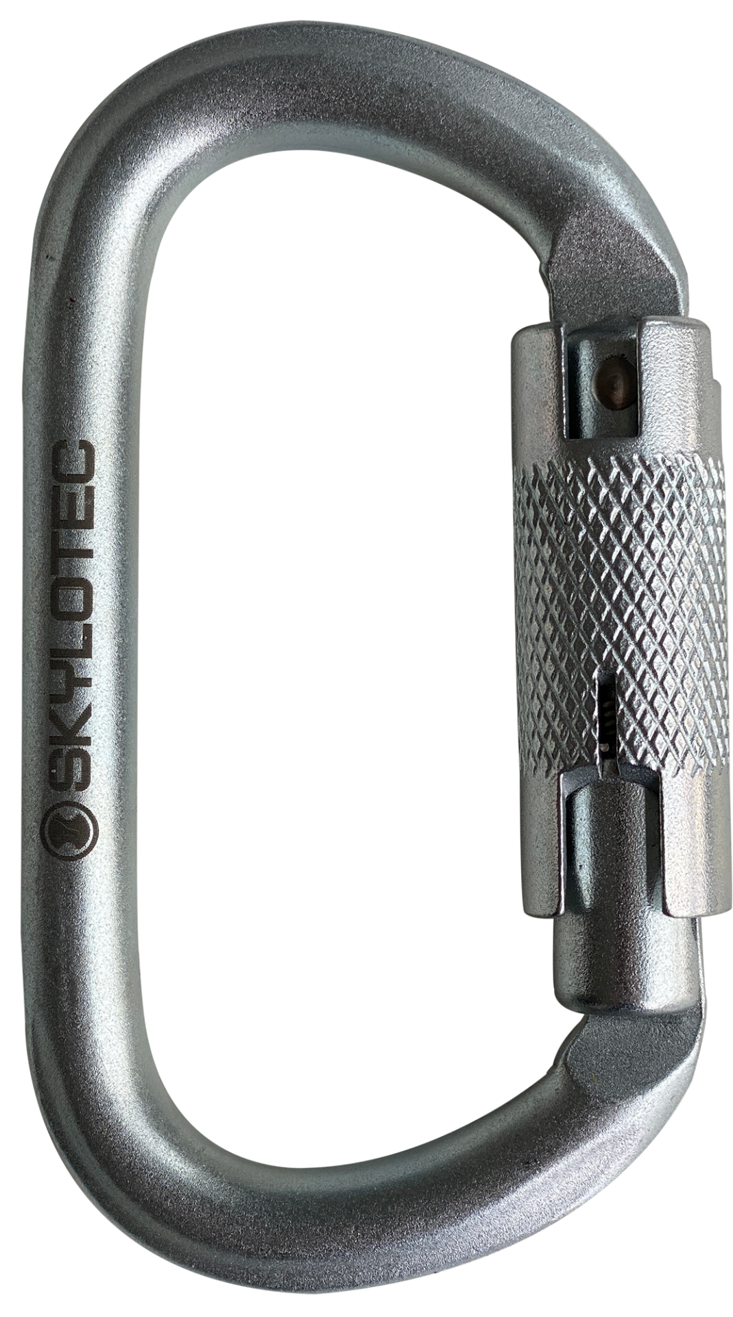 Skylotec Ovalsteel Tri H-051 Gümüş Çelik Trilock Oval Karabina 30 kN