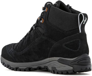 Lomer Italy Sella II MTX High Suede Waterproof Vibram Süet Deri Erkek Bot OffBlack Siyah
