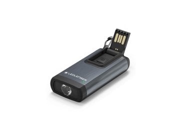 Led Lenser K6R  Safety Grey Anahtarlık  Alarmlı El Feneri