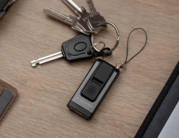 Led Lenser K6R  Safety Grey Anahtarlık  Alarmlı El Feneri