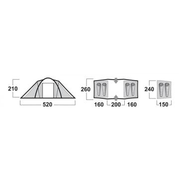 HUSKY BOSTON 4 YESIL CADIR