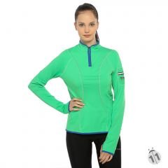Gore-Tex Bayan Uzun Kollu Jungle Green Ipod Cepli ProDryFit Outdoor, Koşu, Fitness Tişört