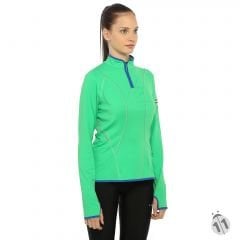 Gore-Tex Bayan Uzun Kollu Jungle Green Ipod Cepli ProDryFit Outdoor, Koşu, Fitness Tişört