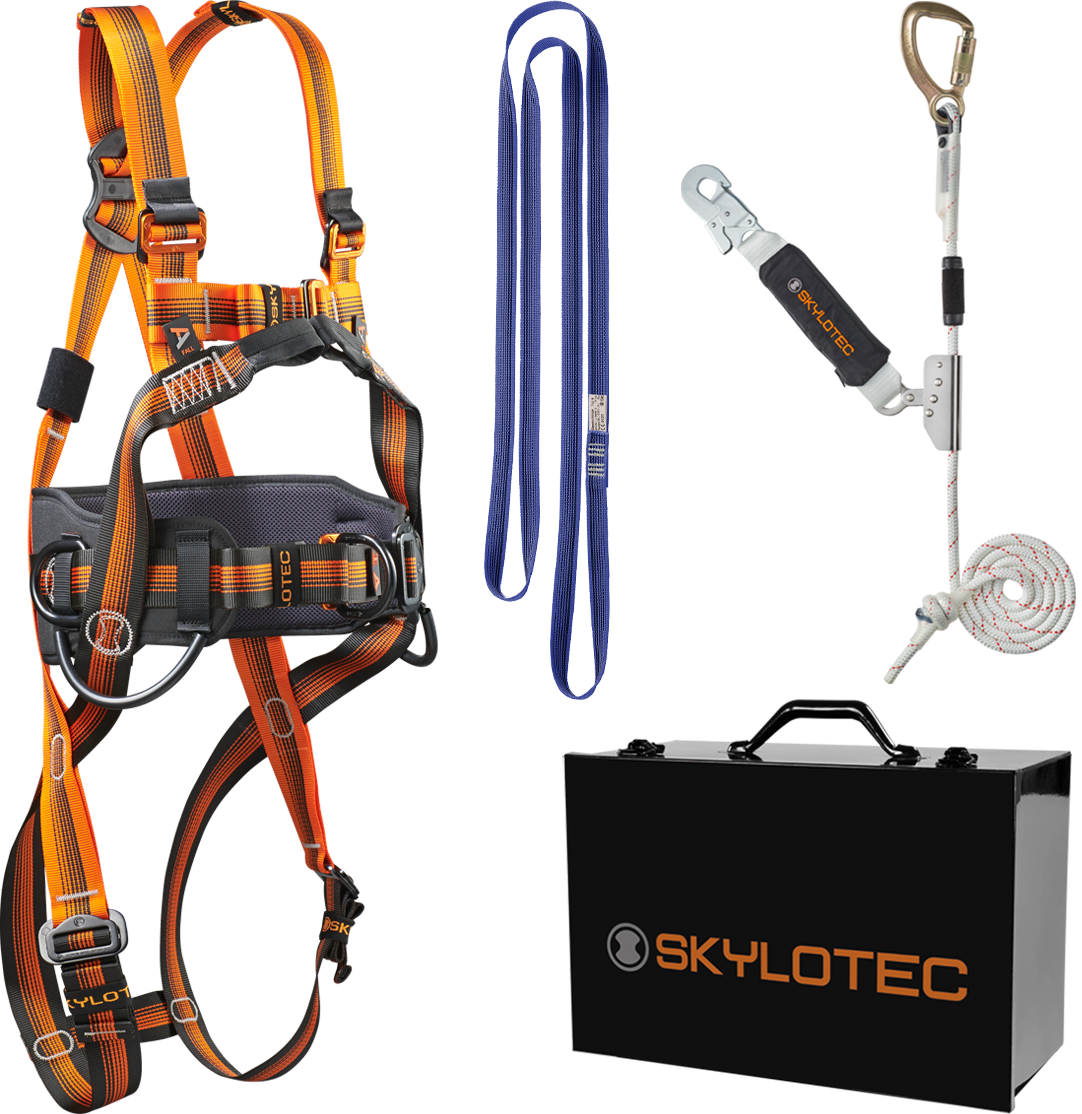 Skylotec Kit 1 SET-031103-15 Siyah 4 Parça Düşüşten Korunma Seti 15 m