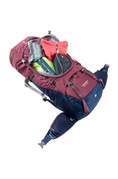 DEUTER Aircontact 50 + 10 SL Sırt Çantası blackberry-navy