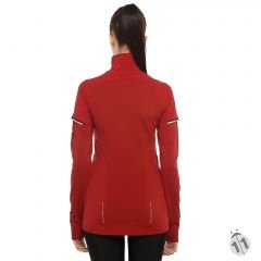 Gore-Tex Bayan Uzun Kollu Bordo Ipod Cepli ProDryFit Outdoor, Koşu, Fitness Tişört