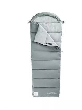 Naturehike U250 Zarf Tarzı Kapüşonlu Uyku Tulumu -10 C NH20MSD07-U250 Kahverengi