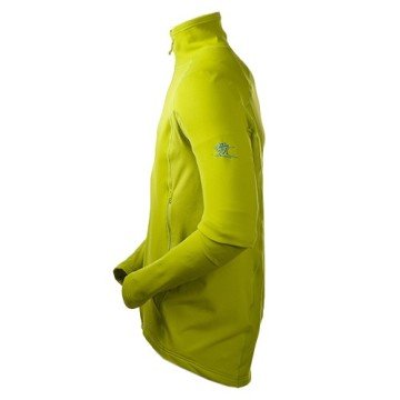 Bergans 1686 Hellstugutind Full Zip Teknik Erkek Polar Ceket Yeşil