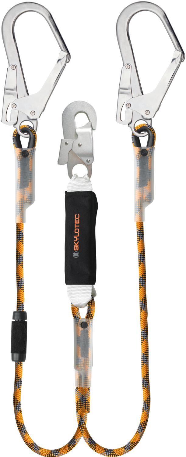 Skylotec Bfd Y Sk12 Çift Fs90 St Ve Fs51 St Çelik Karabinalı Y Tipi Şok Emicili Lanyard EN 354 EN 355