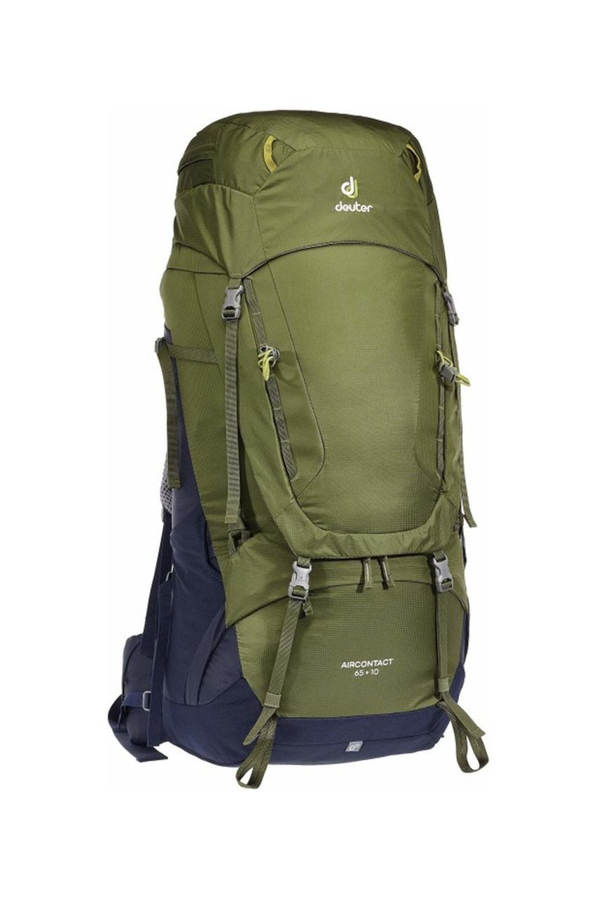 DEUTER Aircontact 65 + 10 Sırt Çantası khaki-navy