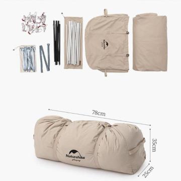 Naturehike Extend 4.8 Eaves Tower Pamuklu Aile Glamping Çadırı NH20ZP011