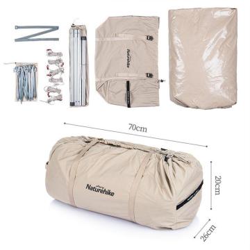 Naturehike Brighten 6.4 Lüks Piramit Pamuk Glamping Çadırı NH20ZP004