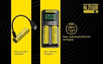 Nitecore 5000MAH 3.6V Usb Şarjlı Pil