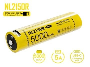 Nitecore 5000MAH 3.6V Usb Şarjlı Pil