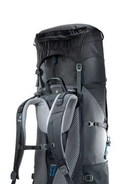 DEUTER Aircontact Lite 50 + 10 Sırt Çantası Black-Graphite (Grey-Black)